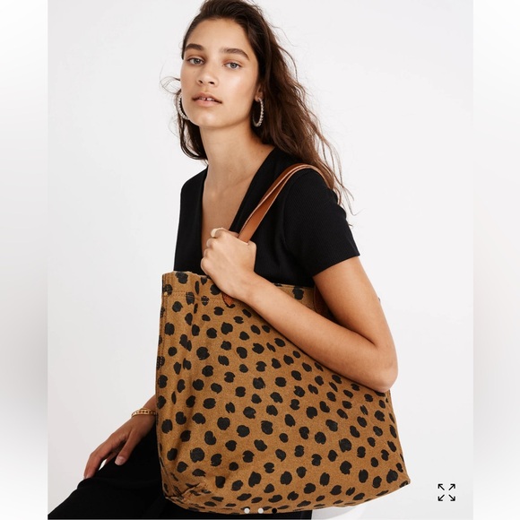 Madewell The Canvas Transport Tote in Painted Spots - Picture 3 of 16